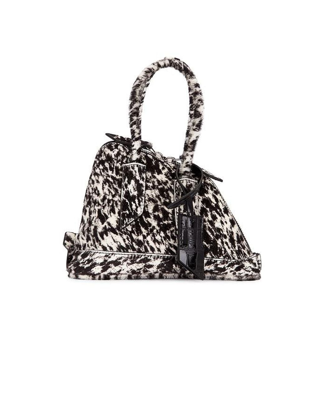 The Attico Black Sant Ambroeus Mini Top Handle Bag