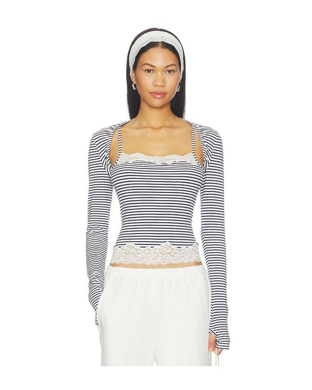Lovers + Friends White Remi Bolero