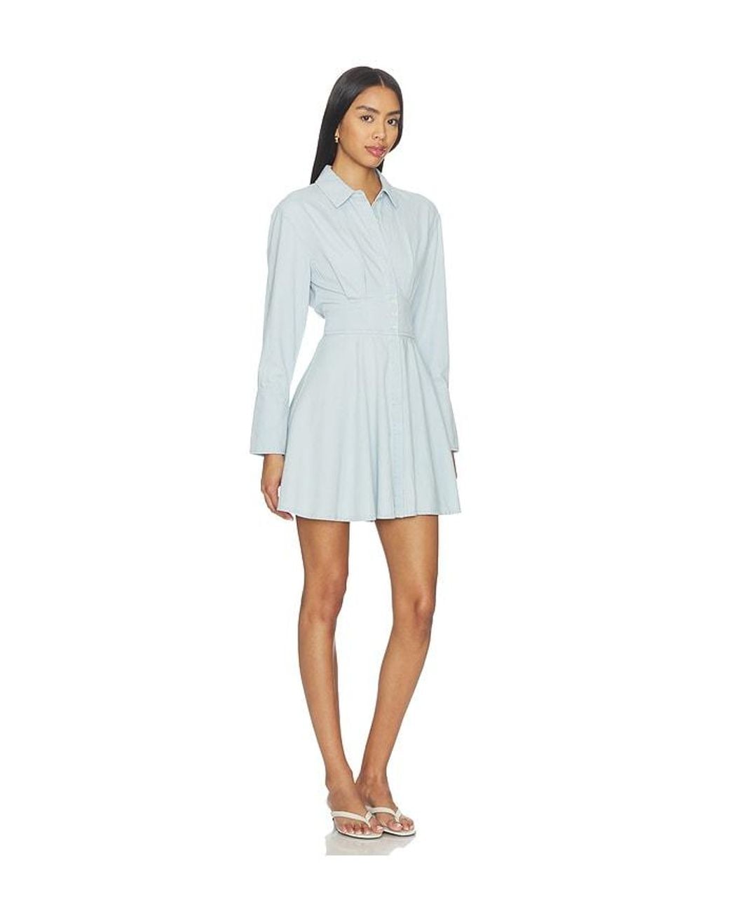 PAIGE Blue Sandrine Dress