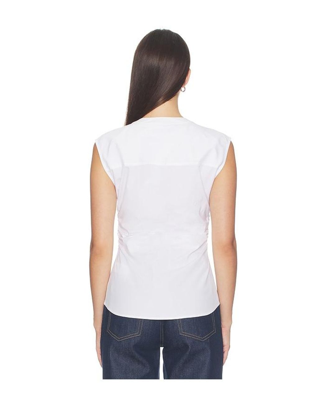 Veronica Beard White Harini Top