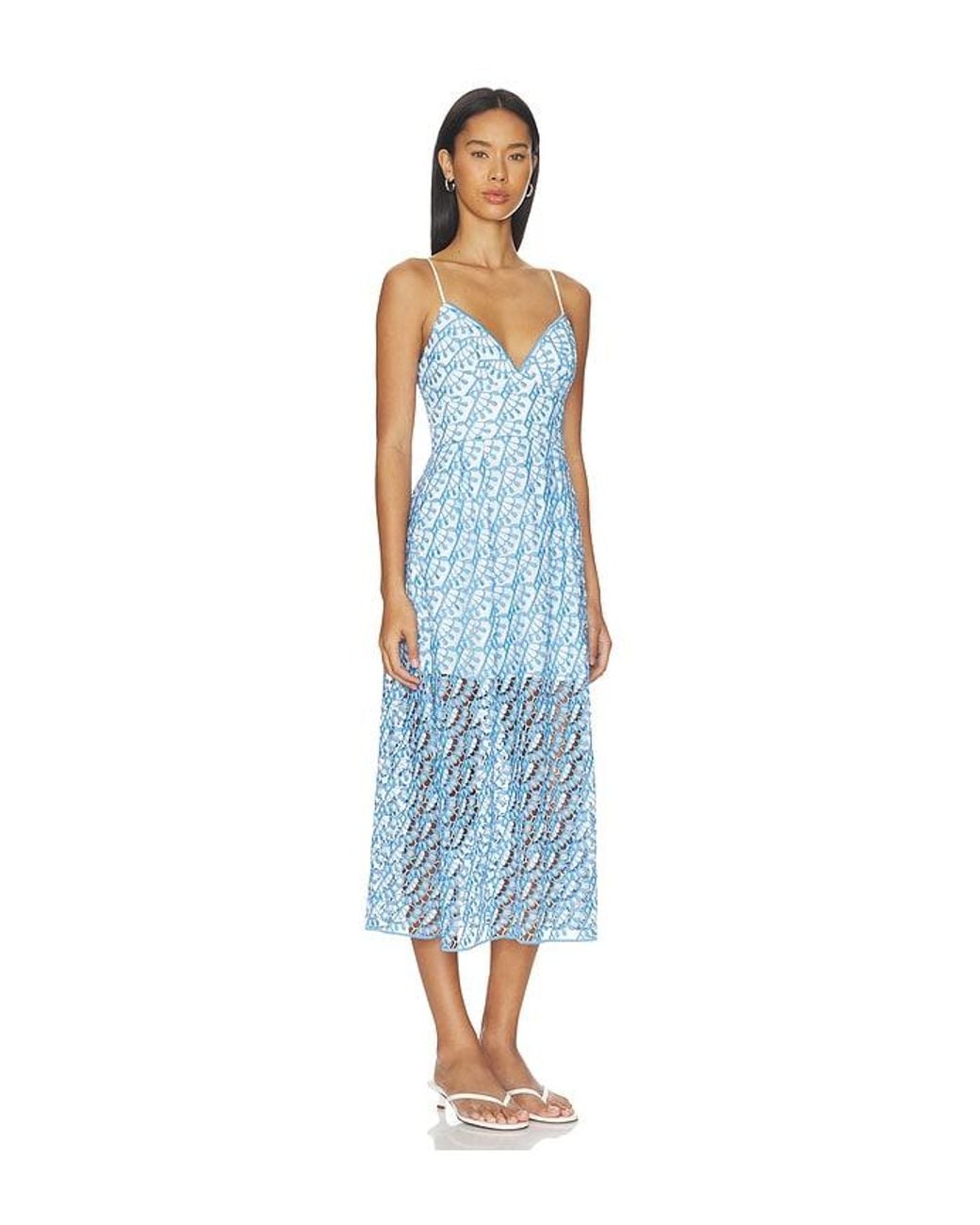 MILLY Blue Kleid Hazel