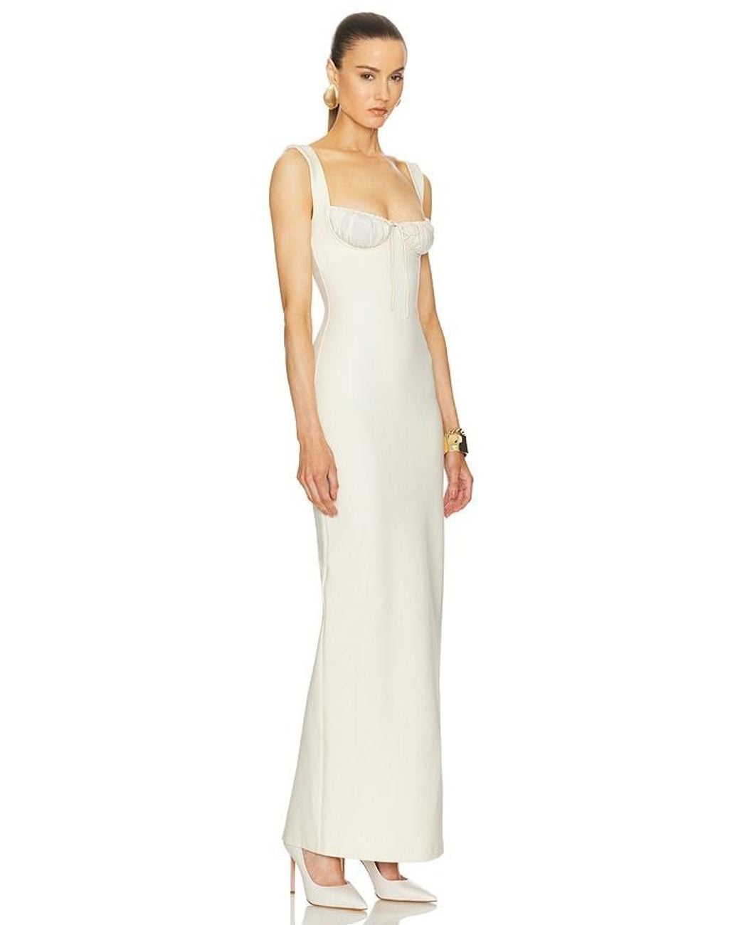 Helsa White The Yasmin Dress