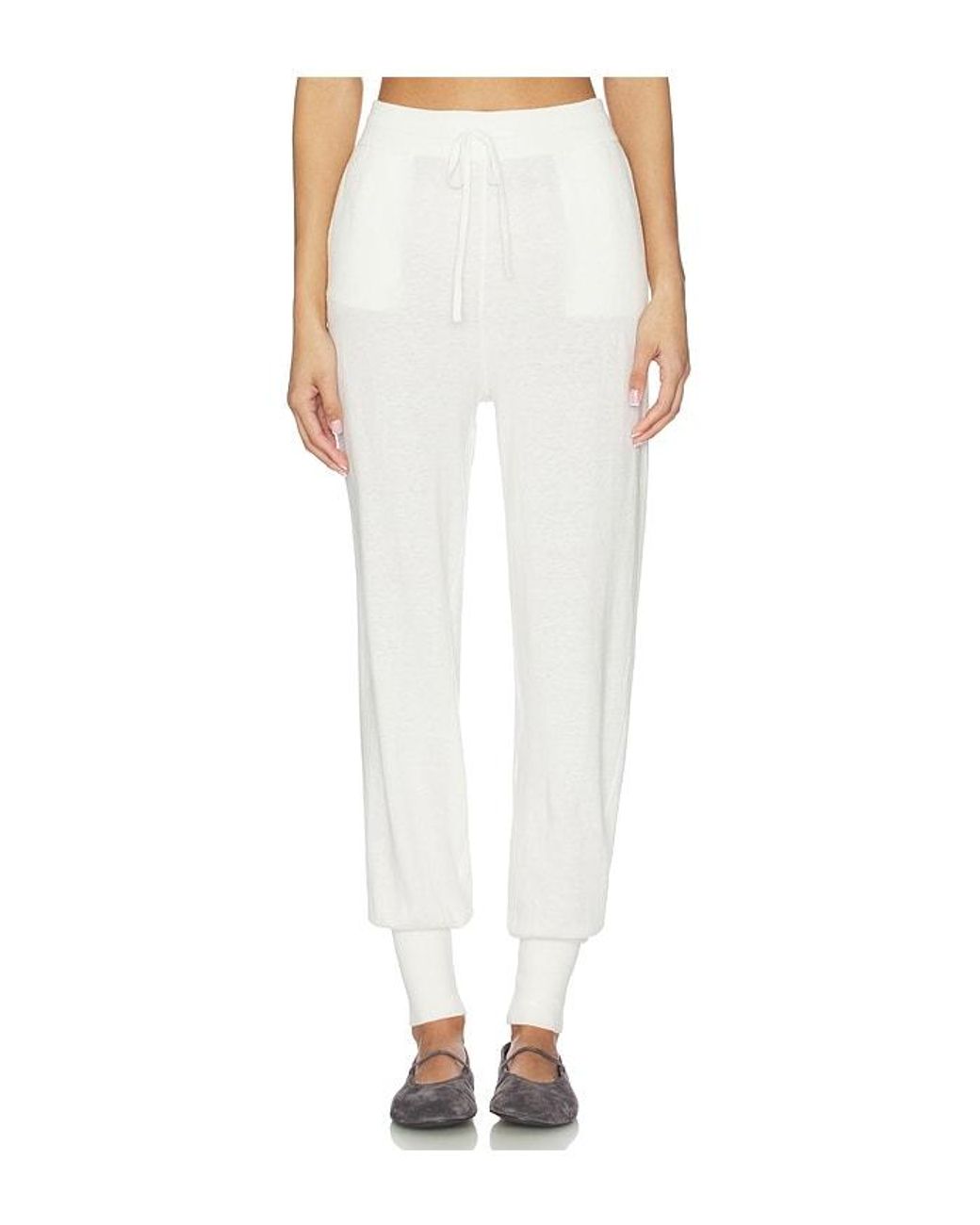 Lisa Yang White Abra Trousers