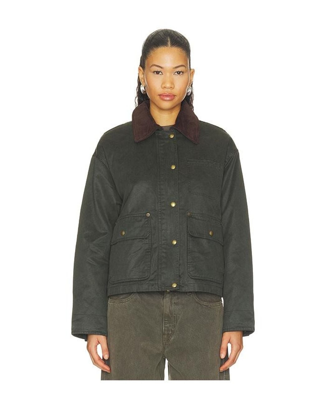 Blank NYC Green Canvas Jacket