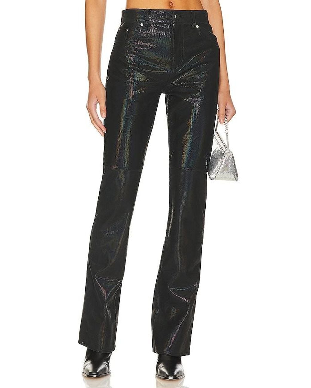 Nbd Black Raquel Leather Pant
