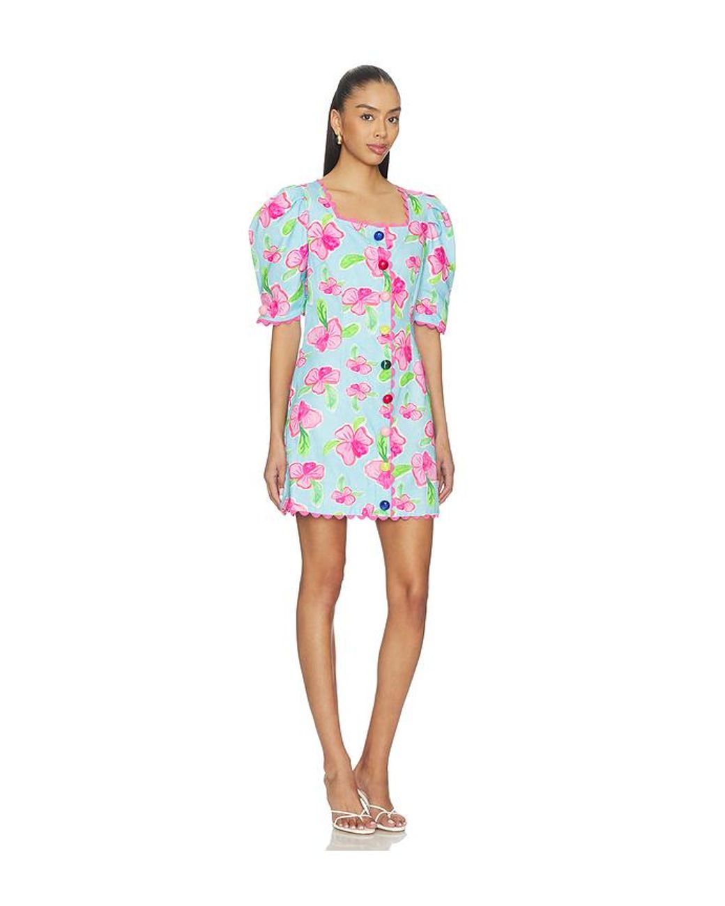 Celiab Disa Dress in Blue | Lyst UK