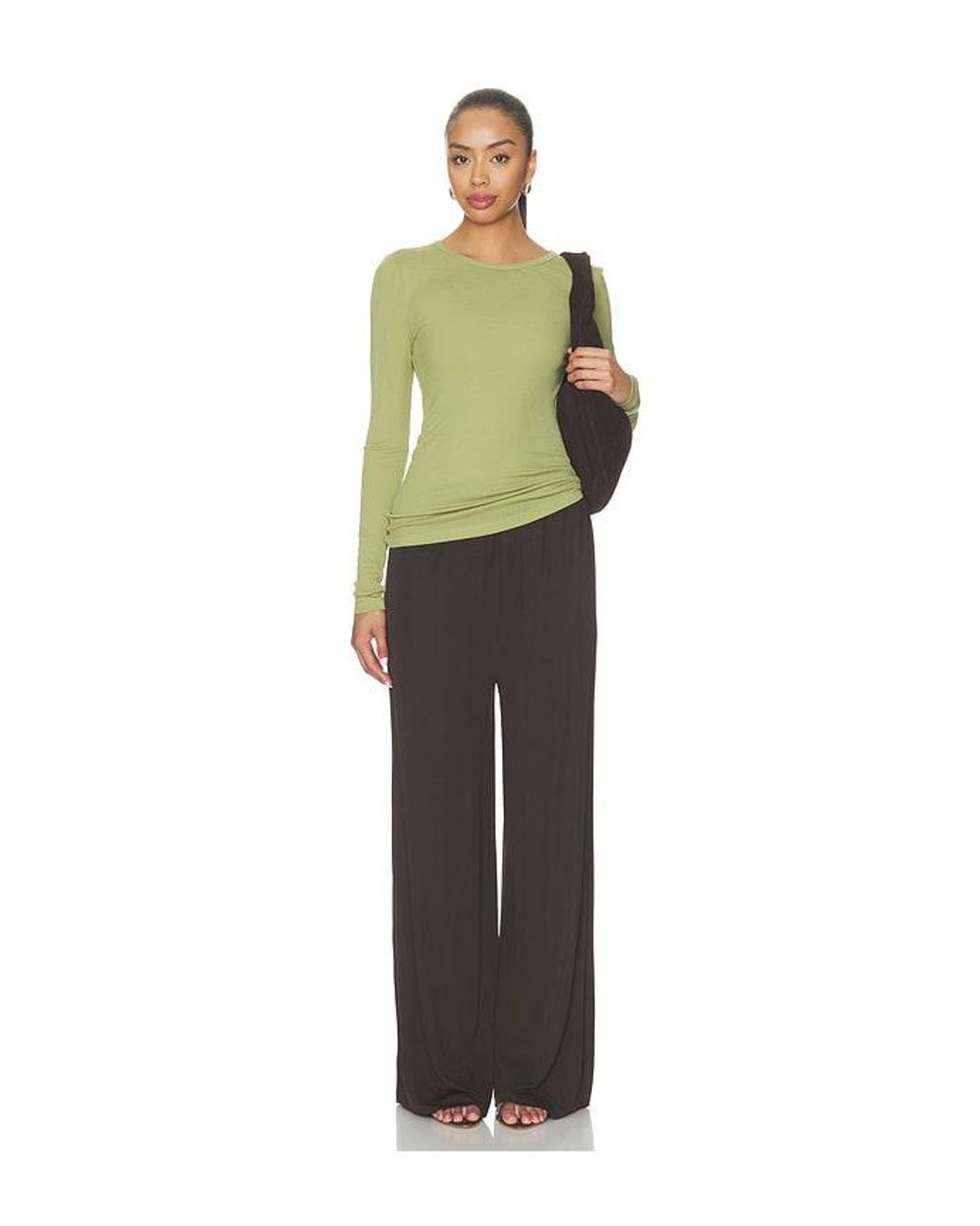 Samsøe & Samsøe Green Sadou Long Sleeve T Shirt