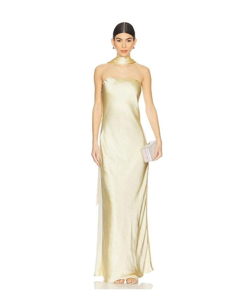 Misha White Lilia Gown