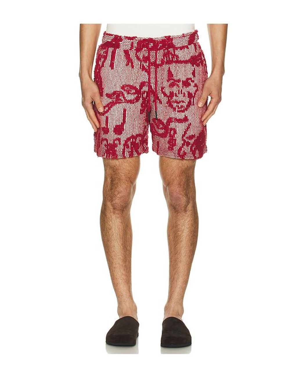 Oas Red Porto Shorts for men