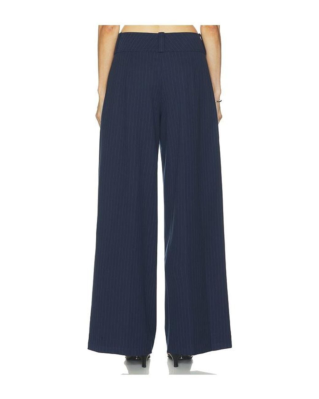 Amanda Uprichard Blue Noho Pants