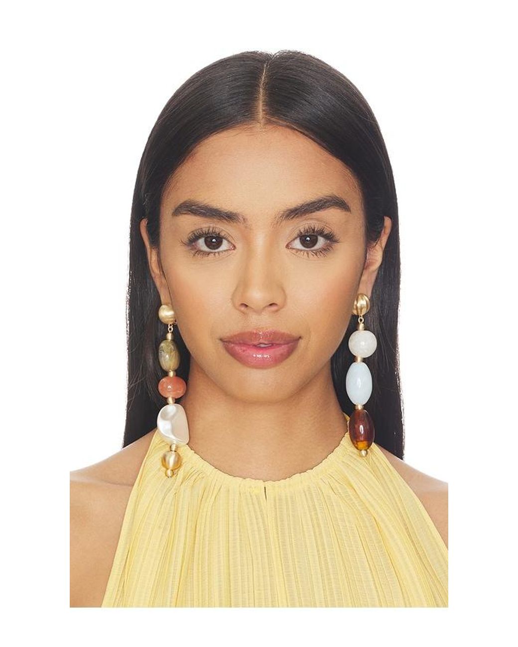 Cult Gaia White Mercier Earrings