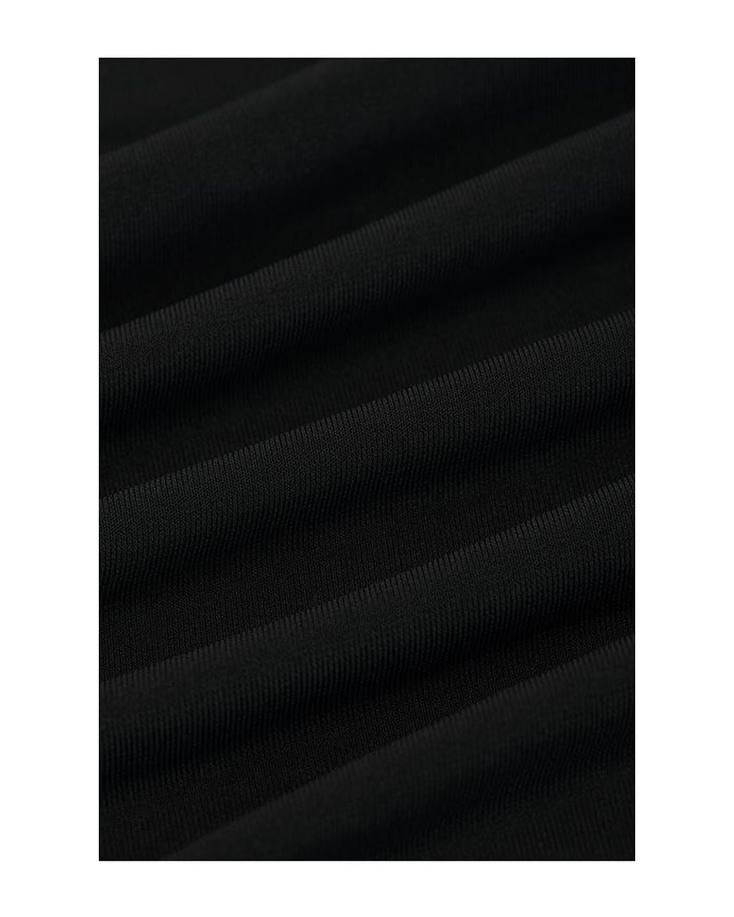 HAELO Black Asymmetric Cowl Mini Dress
