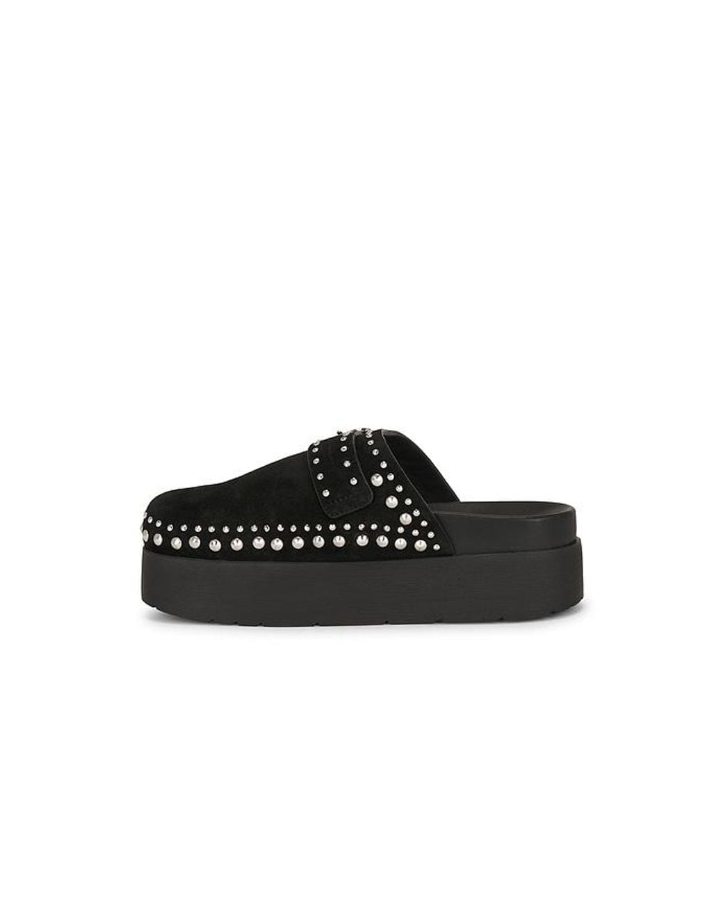 Free People Black Cayatana Studded Mule