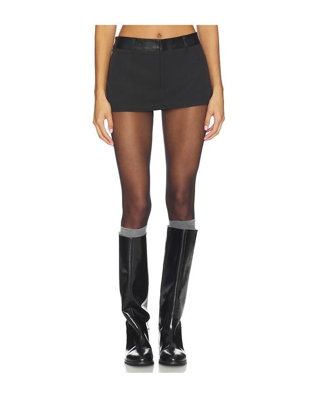 Lioness Black Rhode Mini Skirt