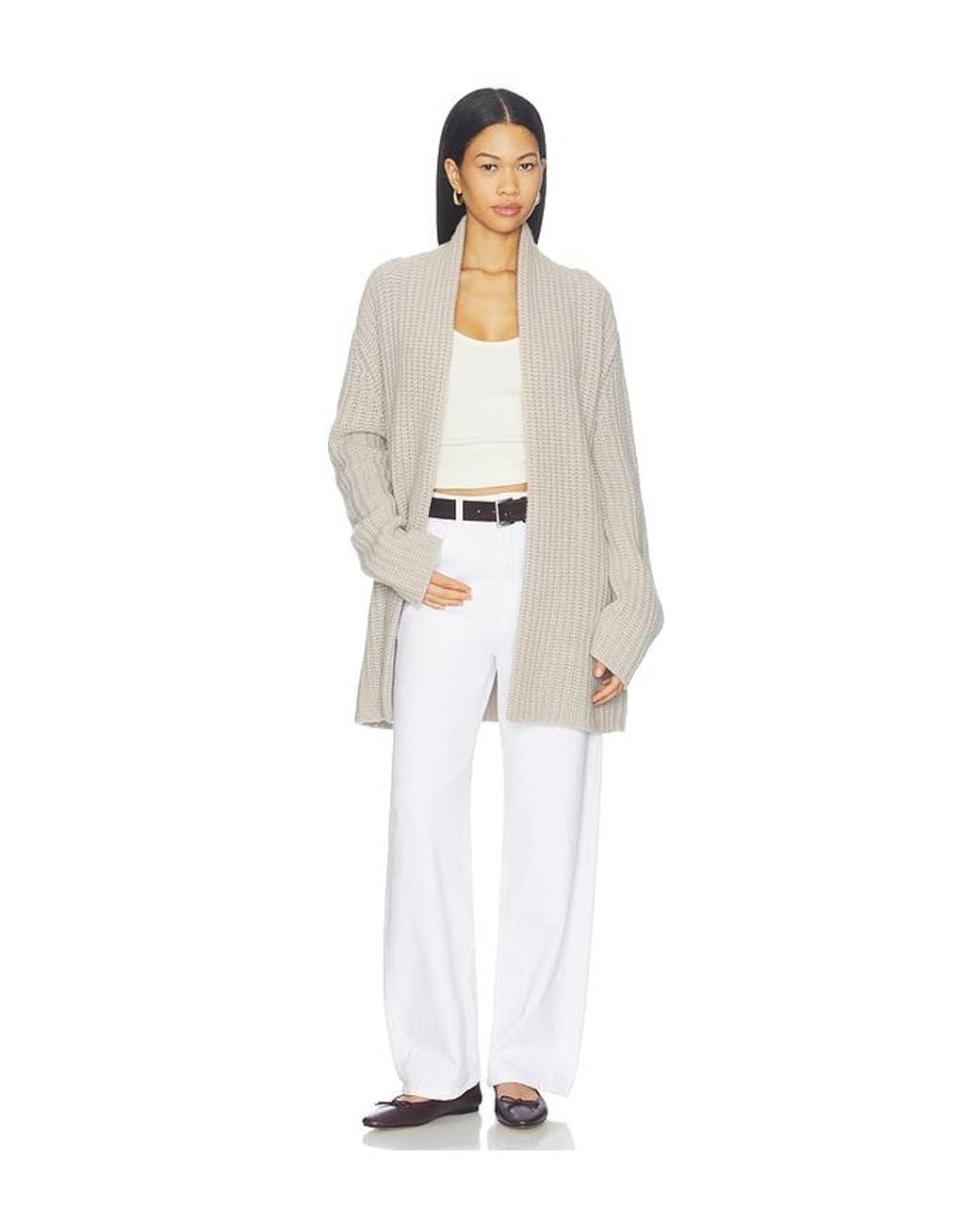 Lisa Yang Natural Jacqueline Cardigan