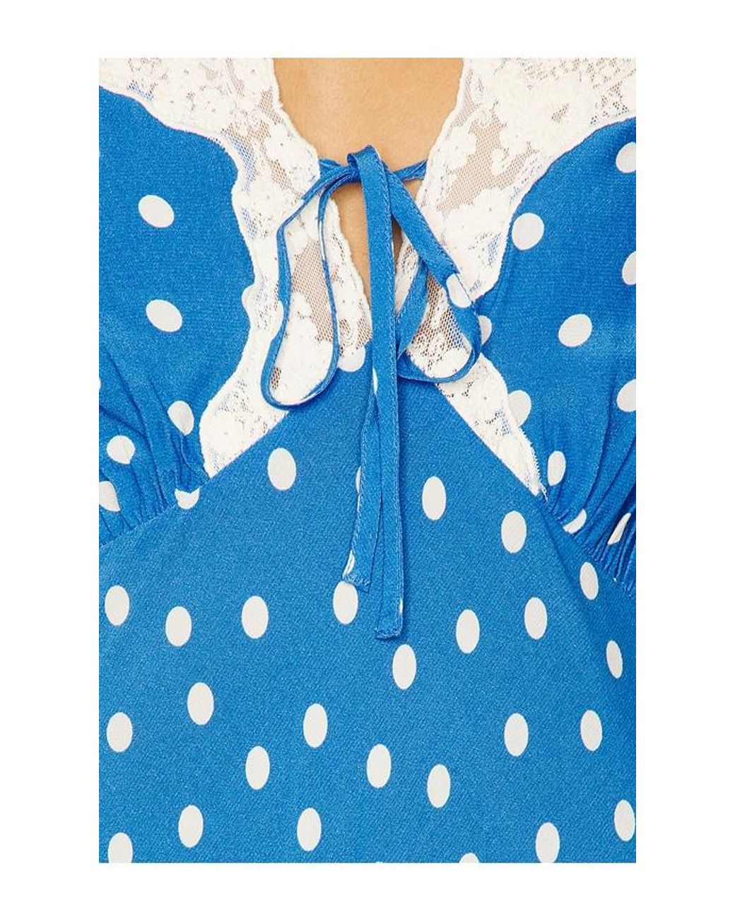 Rixo Blue Amari Dress