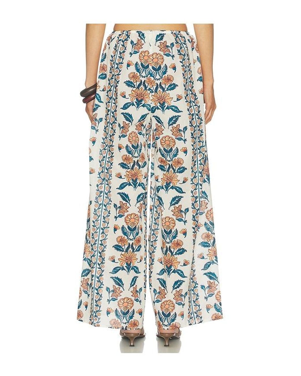 Montce Multicolor Drawstring Wide Leg Pant