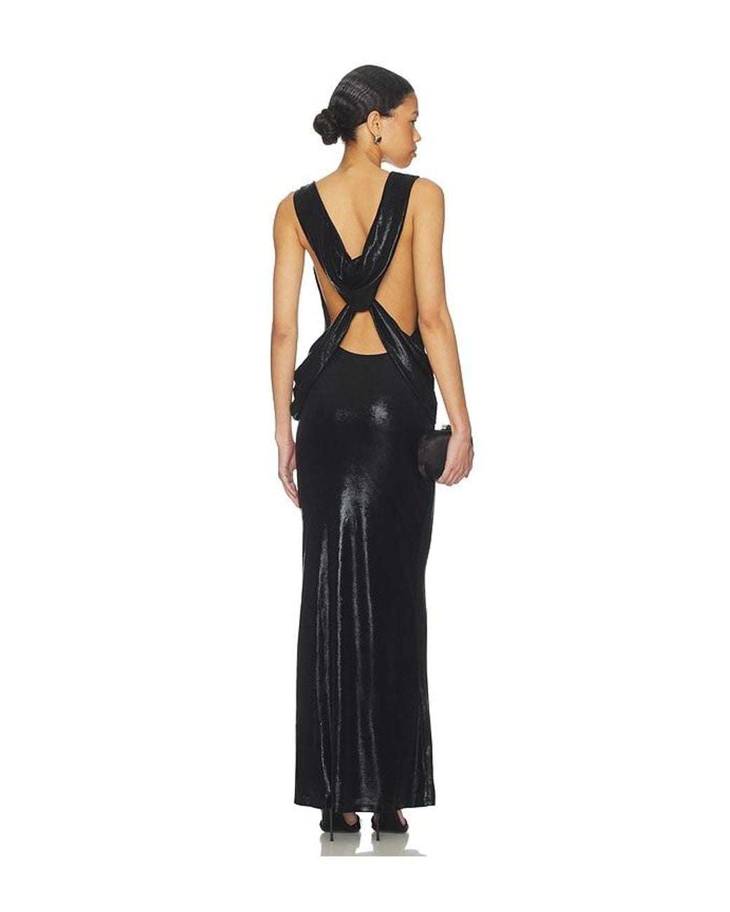superdown Black Stacy Maxi Dress