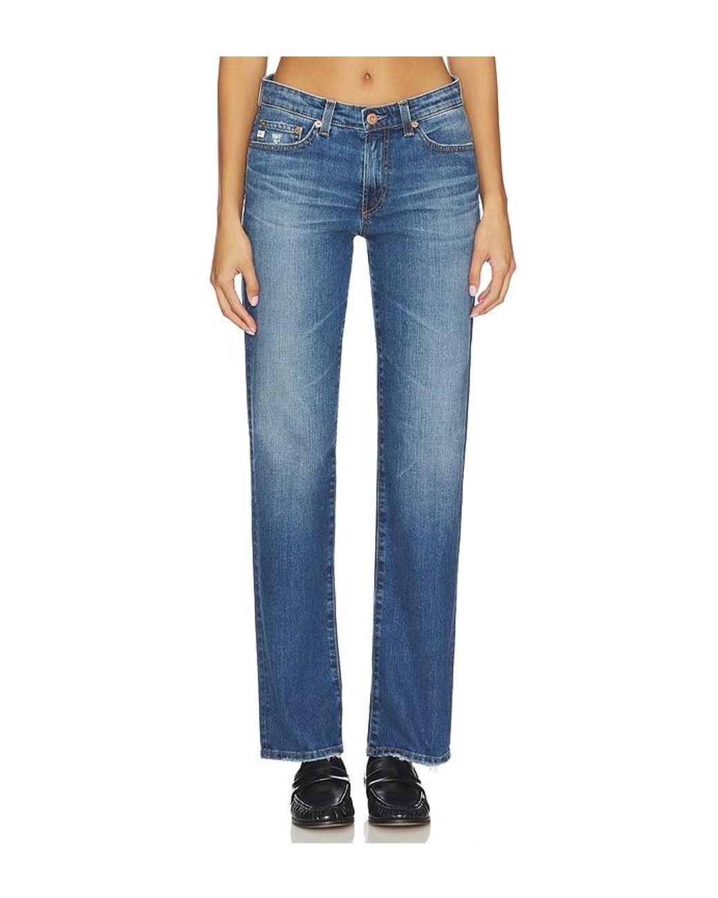 AG Jeans Blue Sandra Straight Jeans