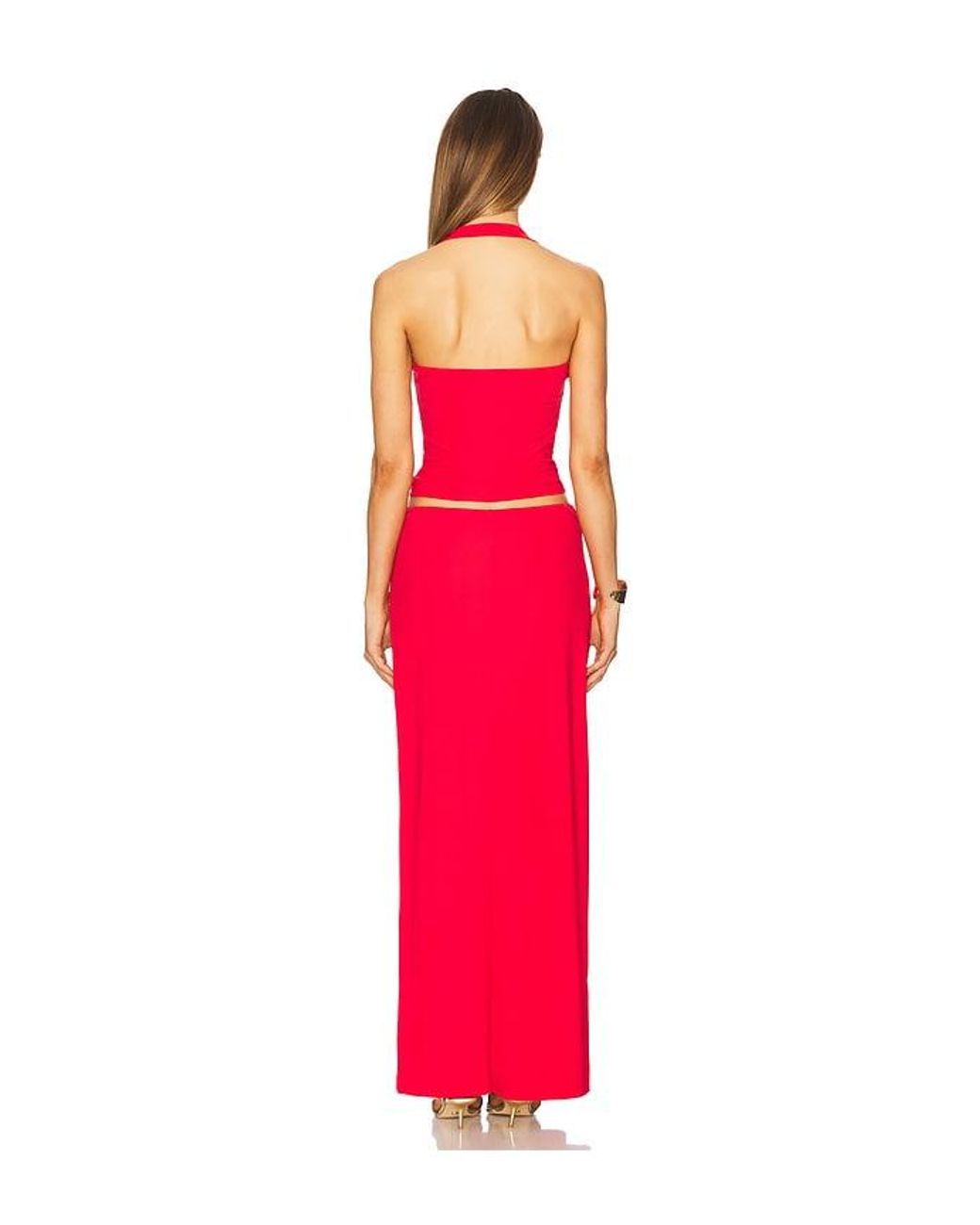 superdown Red Normi Skirt Set