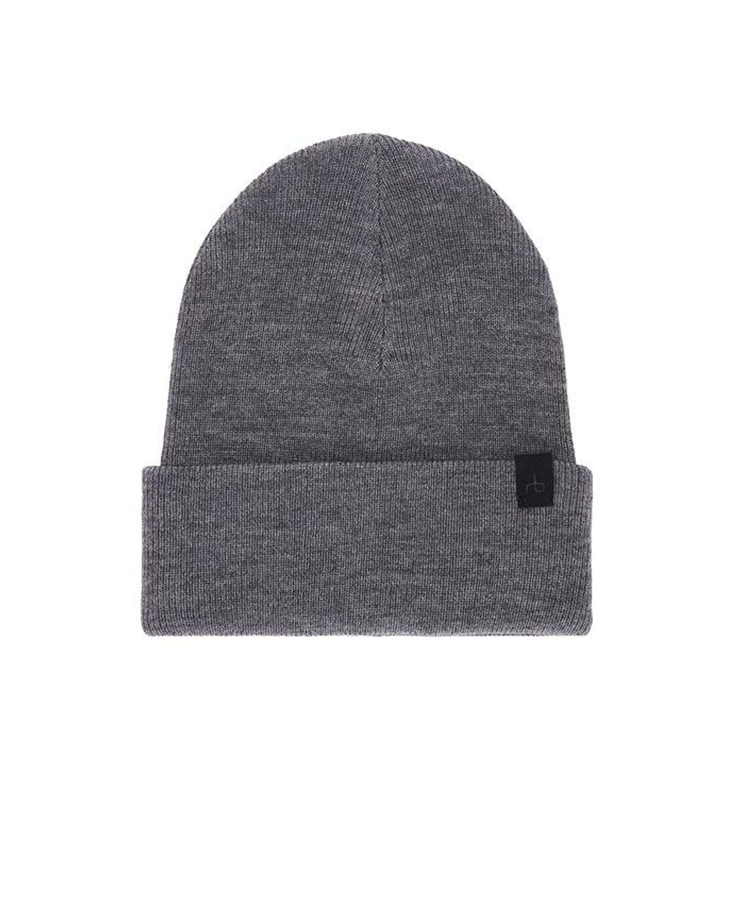 Rag & Bone Blue Addison Beanie for men