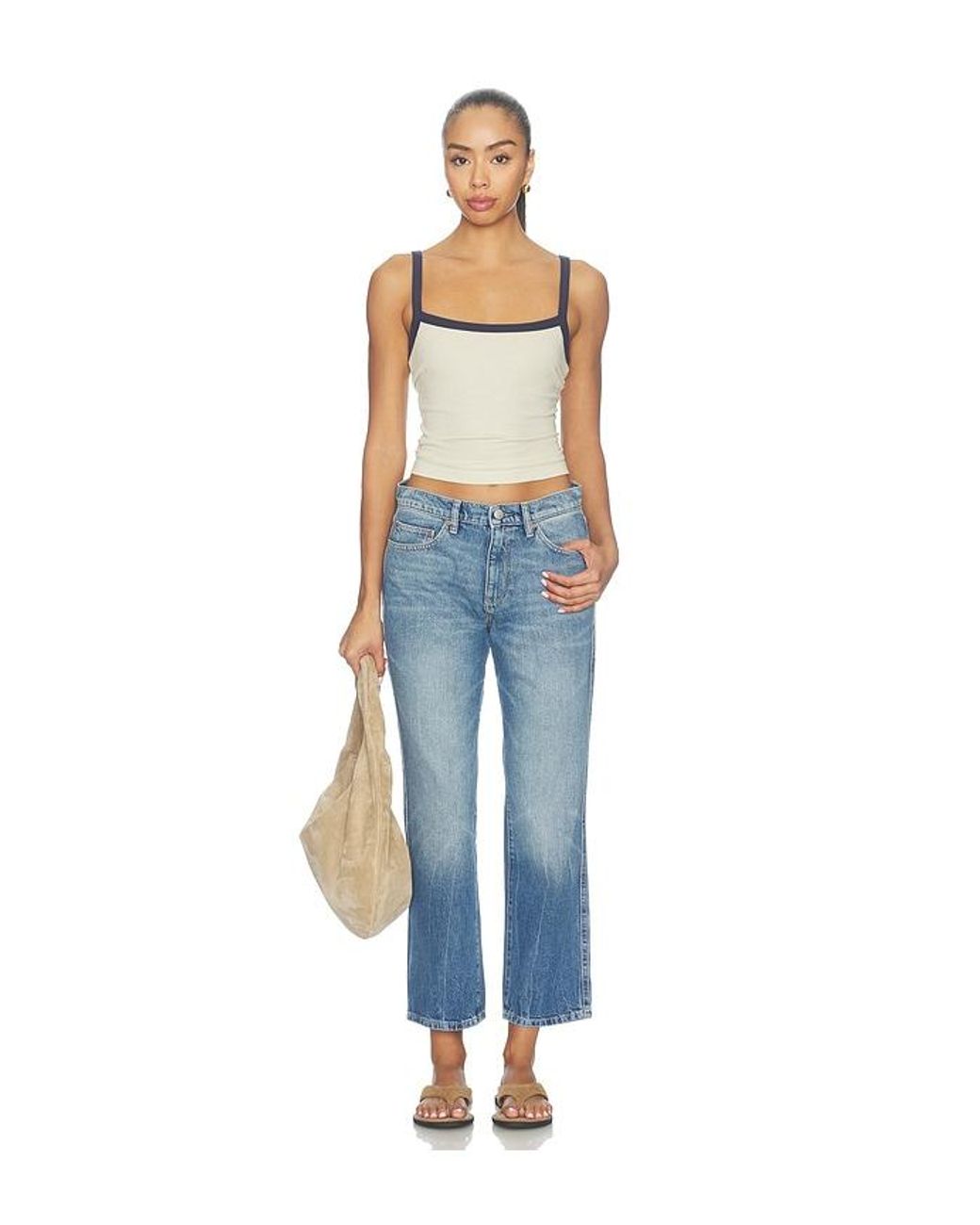 DL1961 Blue Dakota Slim Straight Low Rise Jean