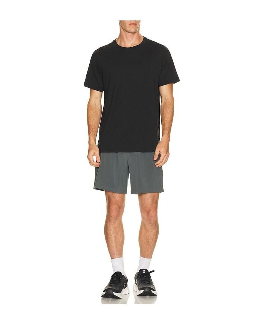 lululemon athletica Black Everyday Short Sleeve Tee Classic Fit Solid for men