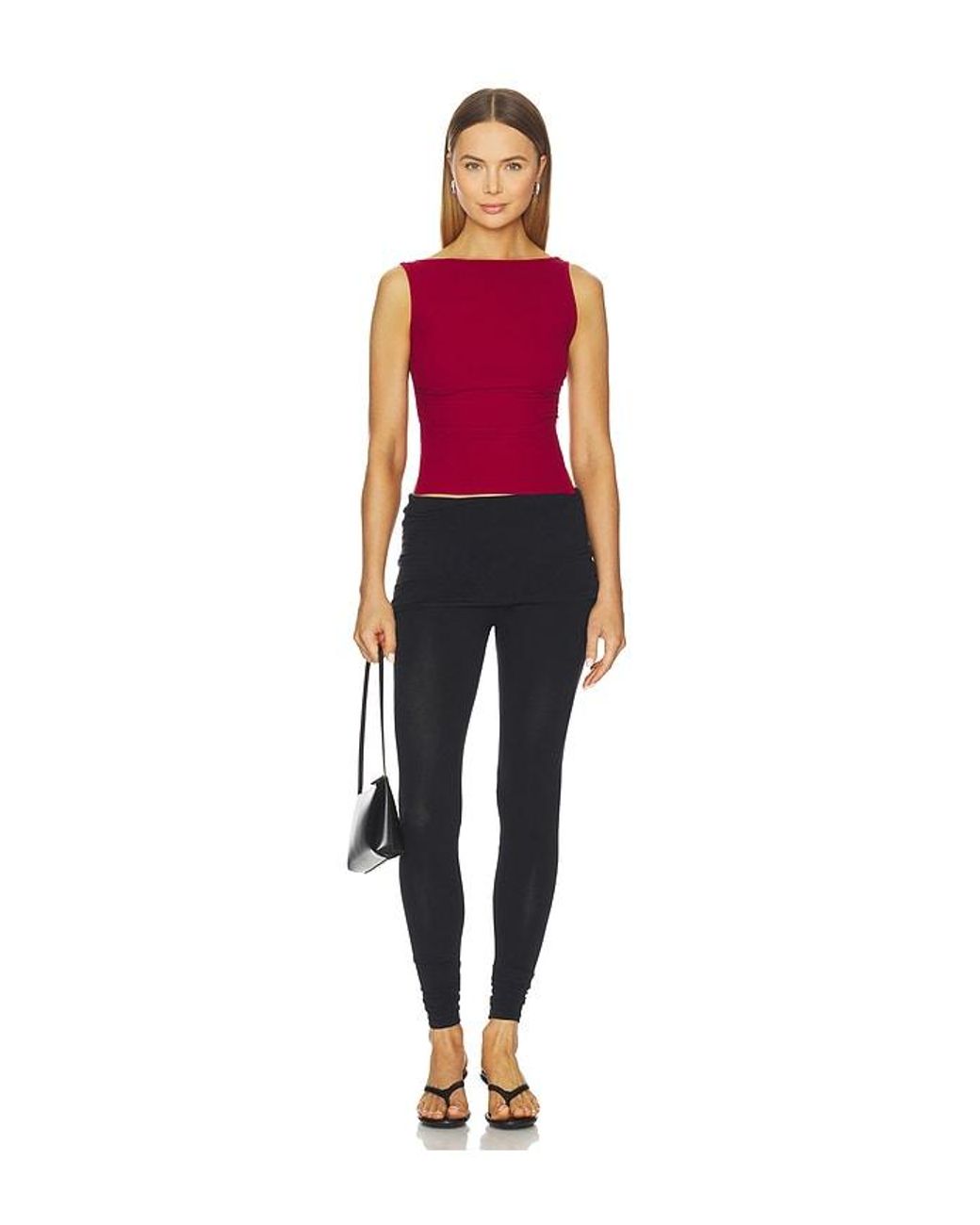 ALL THE WAYS Red Jessica Top