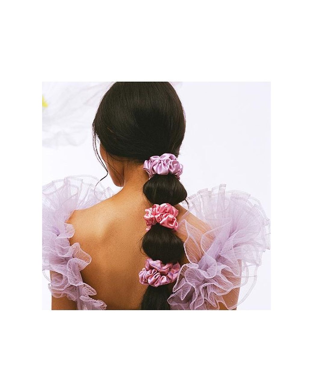 Slip Red Large Skinny Scrunchies Set Of 3