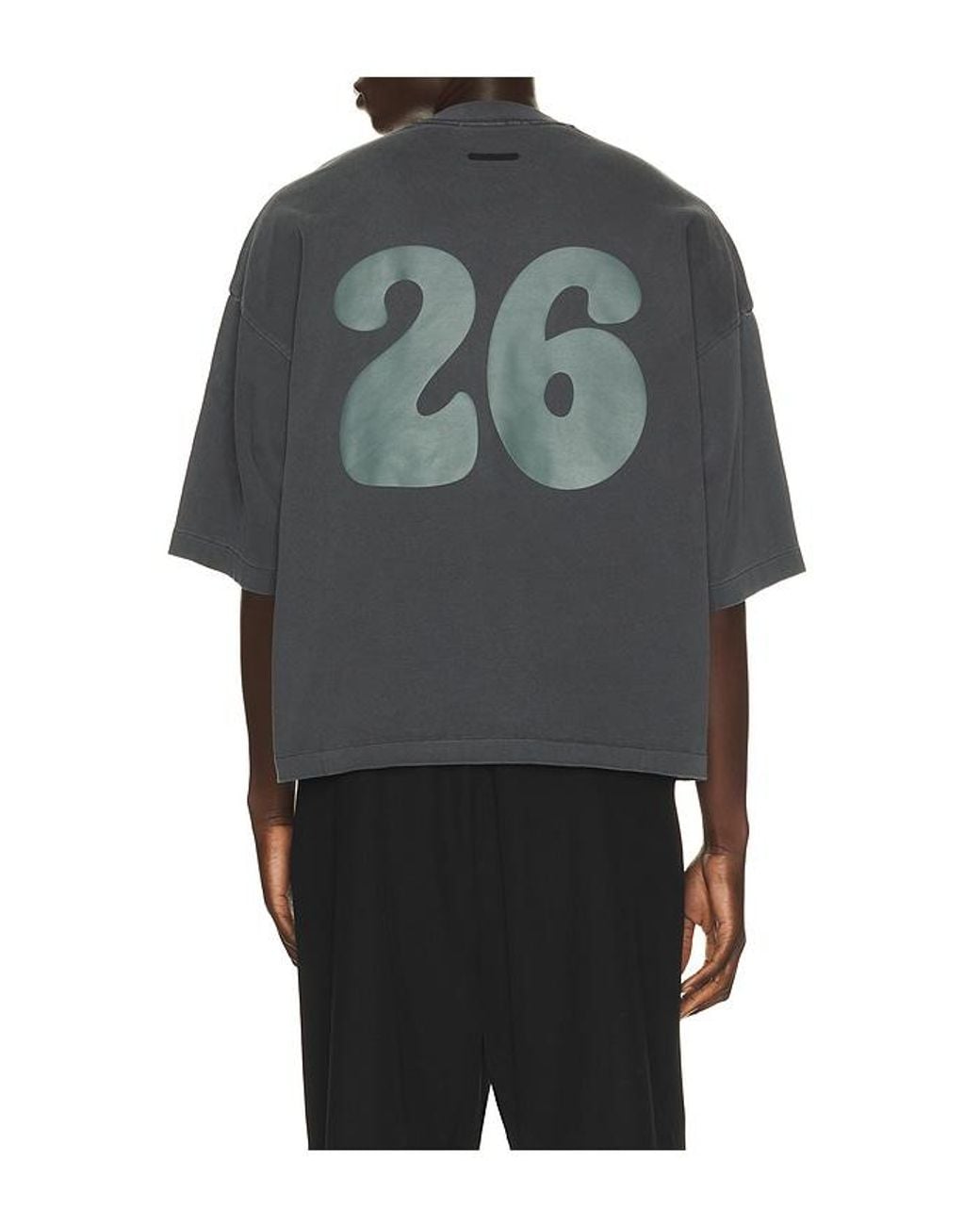Fear Of God Black Merch Tee for men