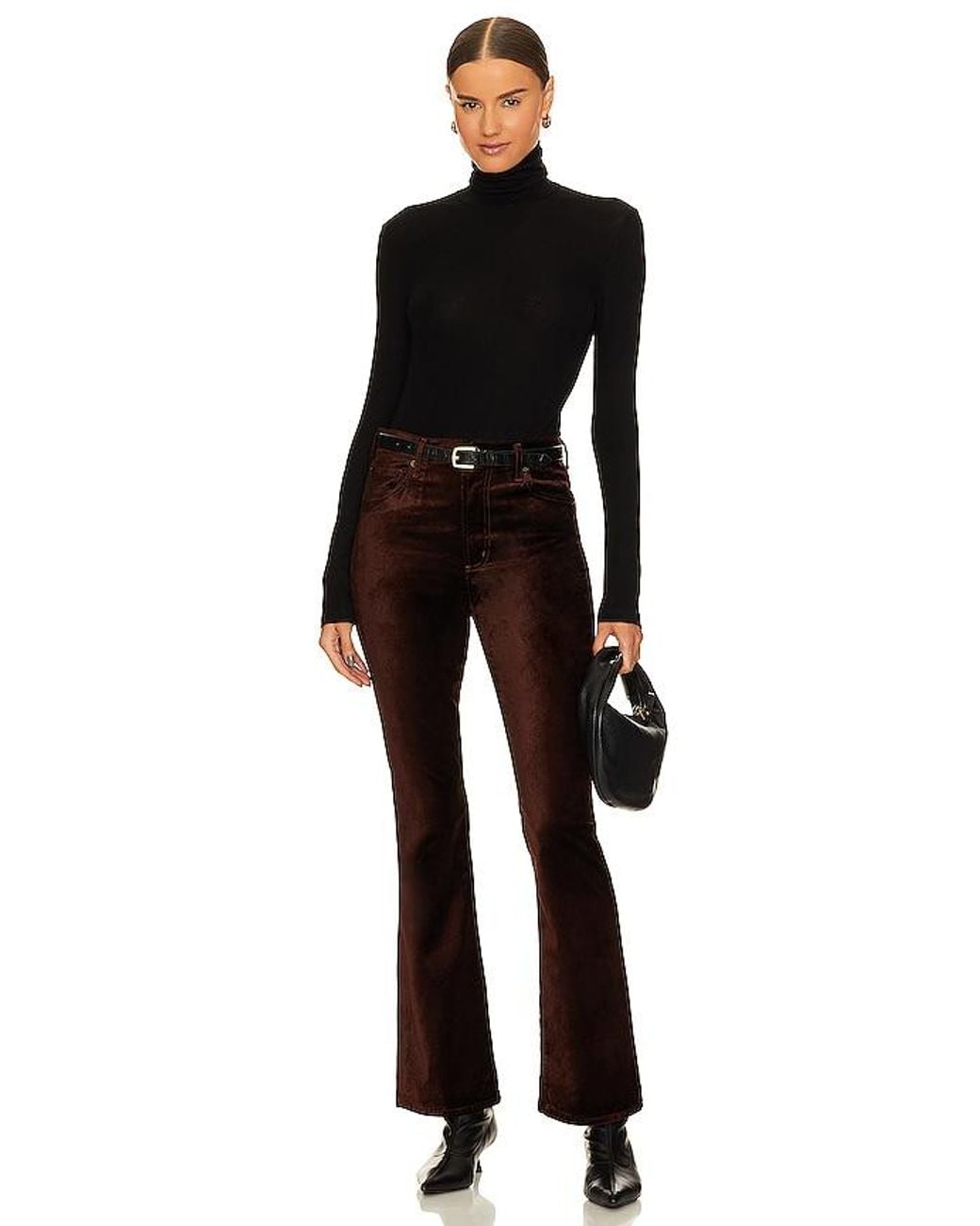 Agolde Black Pascale Turtleneck