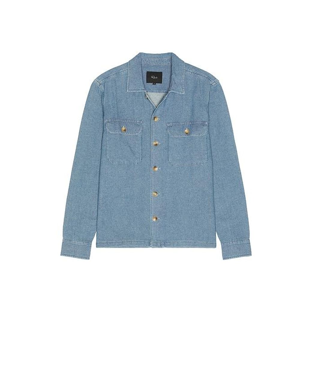 Rails Shirt Hayes in Blue für Herren