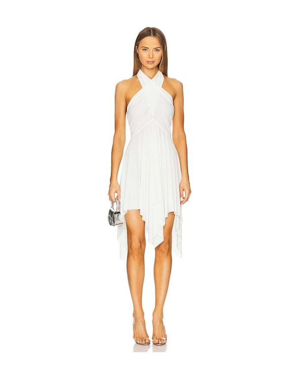 Norma Kamali White Convertible Dress