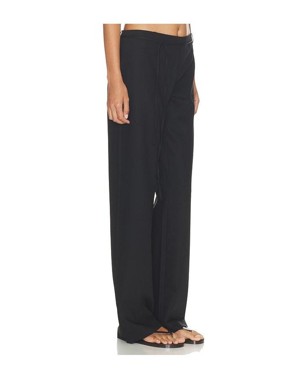 St. Agni Black 90's Rouleau Minimal Pant