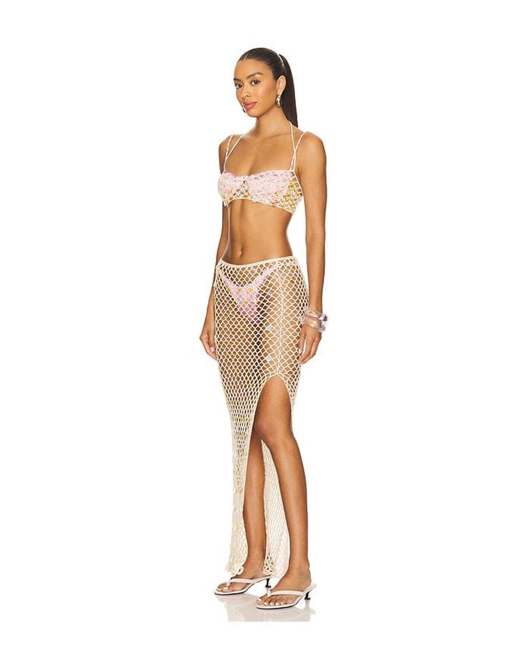 superdown White Marlie Skirt Set