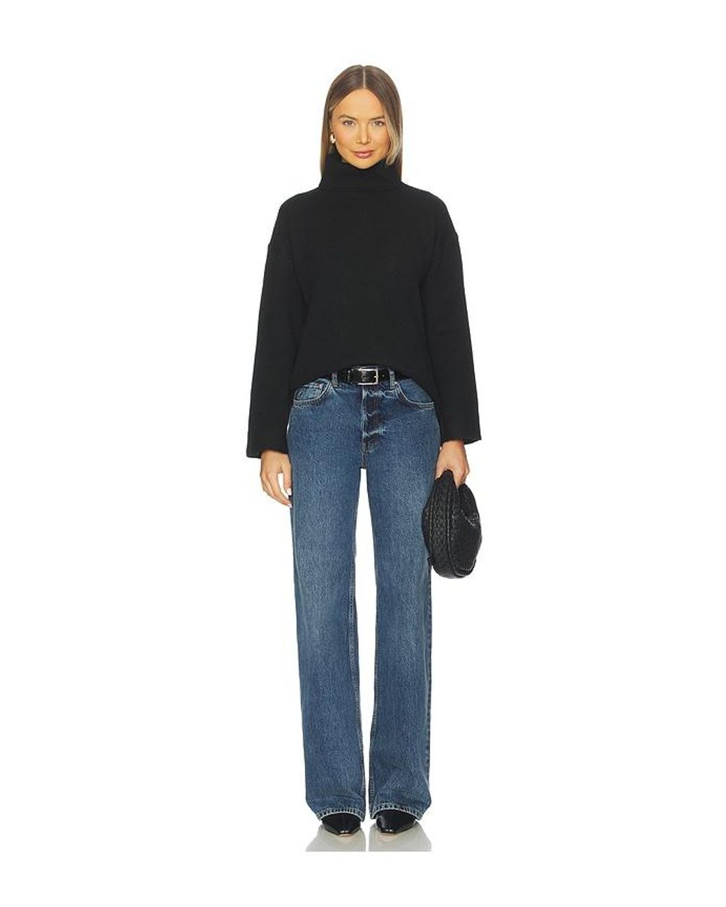 ALL THE WAYS Black Riley Sweater
