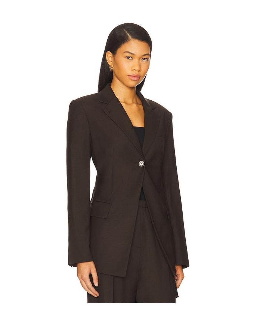 Helmut Lang Black Cut Away Blazer