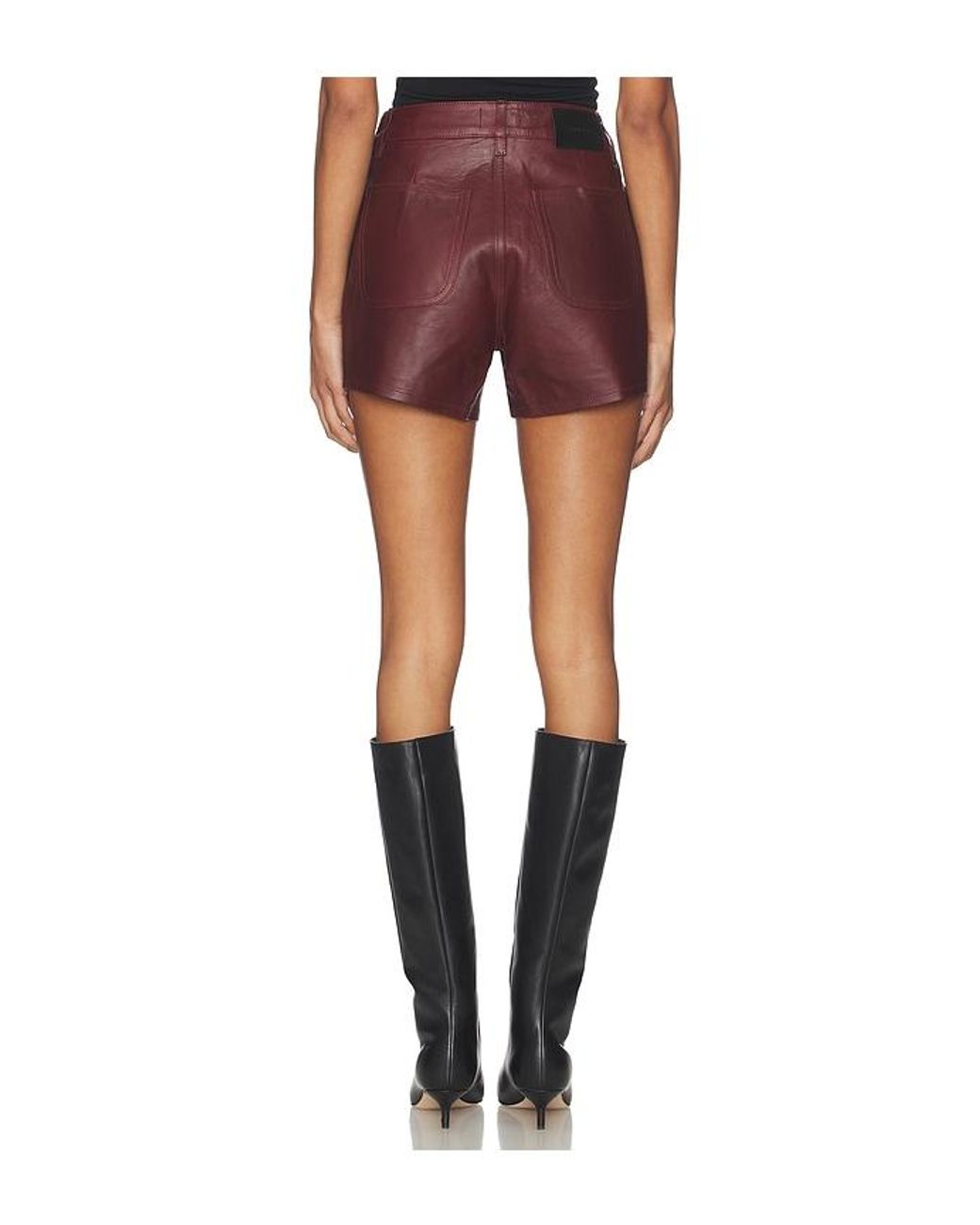 DL1961 Multicolor Zoie Leather Short