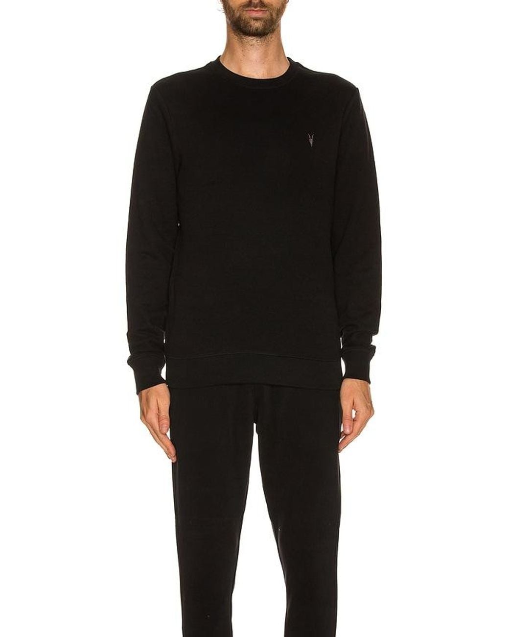 AllSaints Gray Raven Crew for men