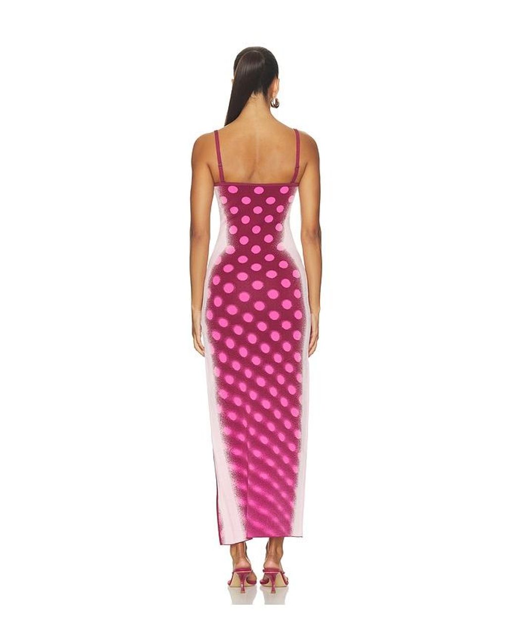 Ph5 Red Iris Maxi Tank Dress
