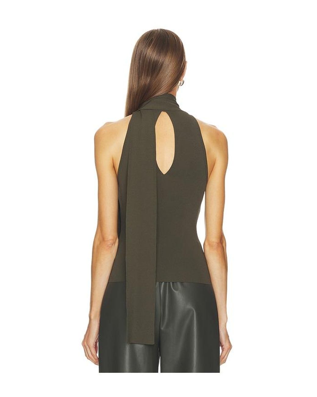 LAPOINTE Multicolor Viscose Halter Top