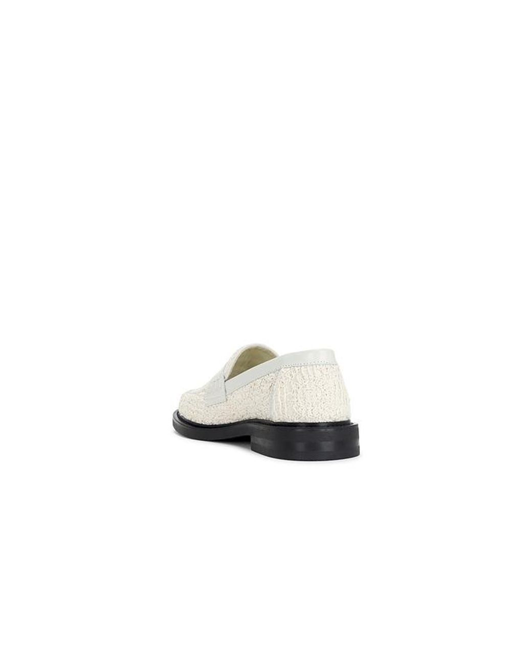 Filling Pieces White Crochet Loafer for men