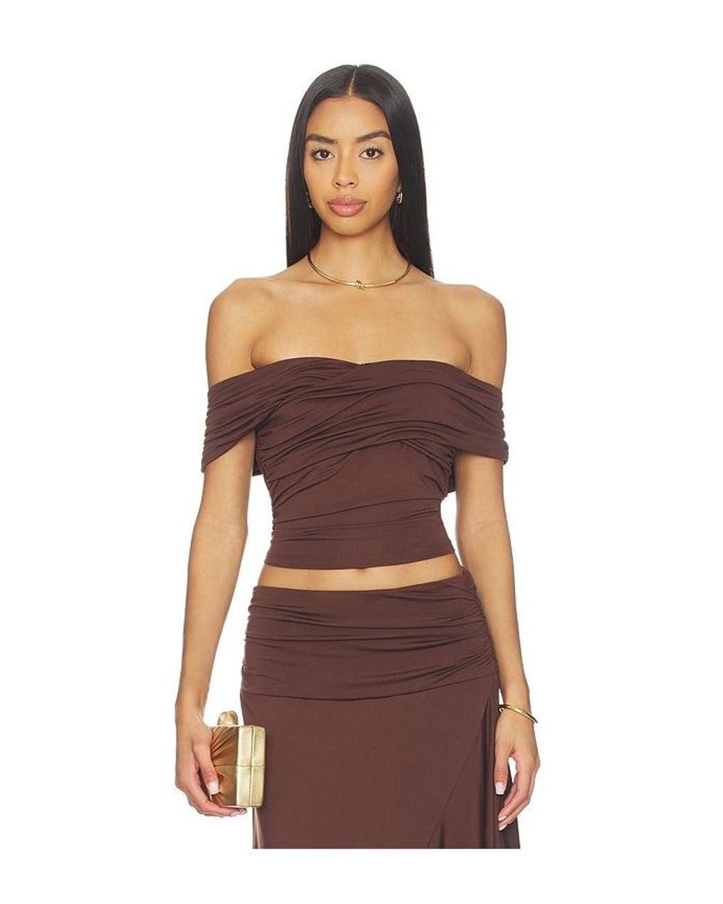 Nia Red Magnolia Top