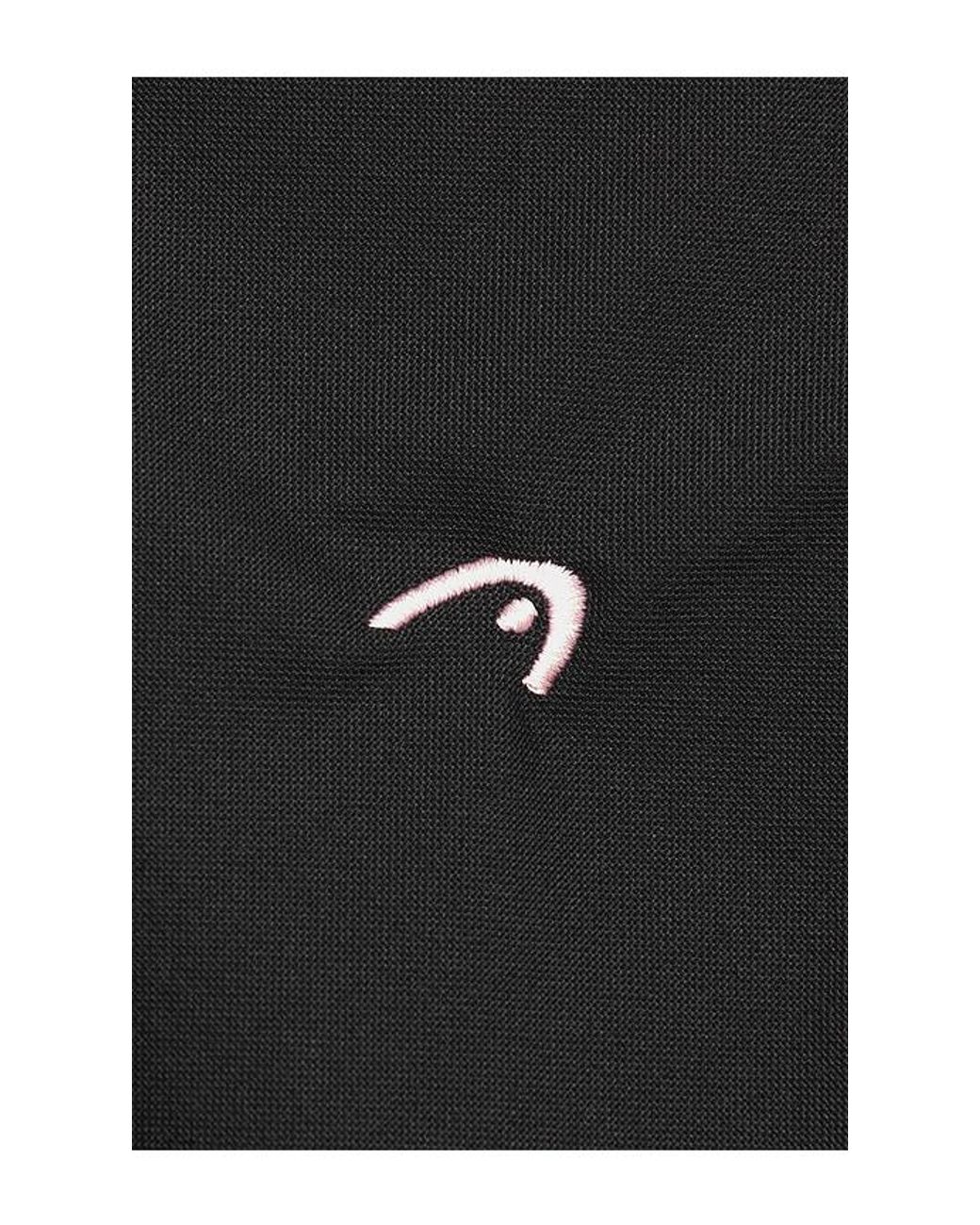 HEAD Golf Black Color Block Polo for men