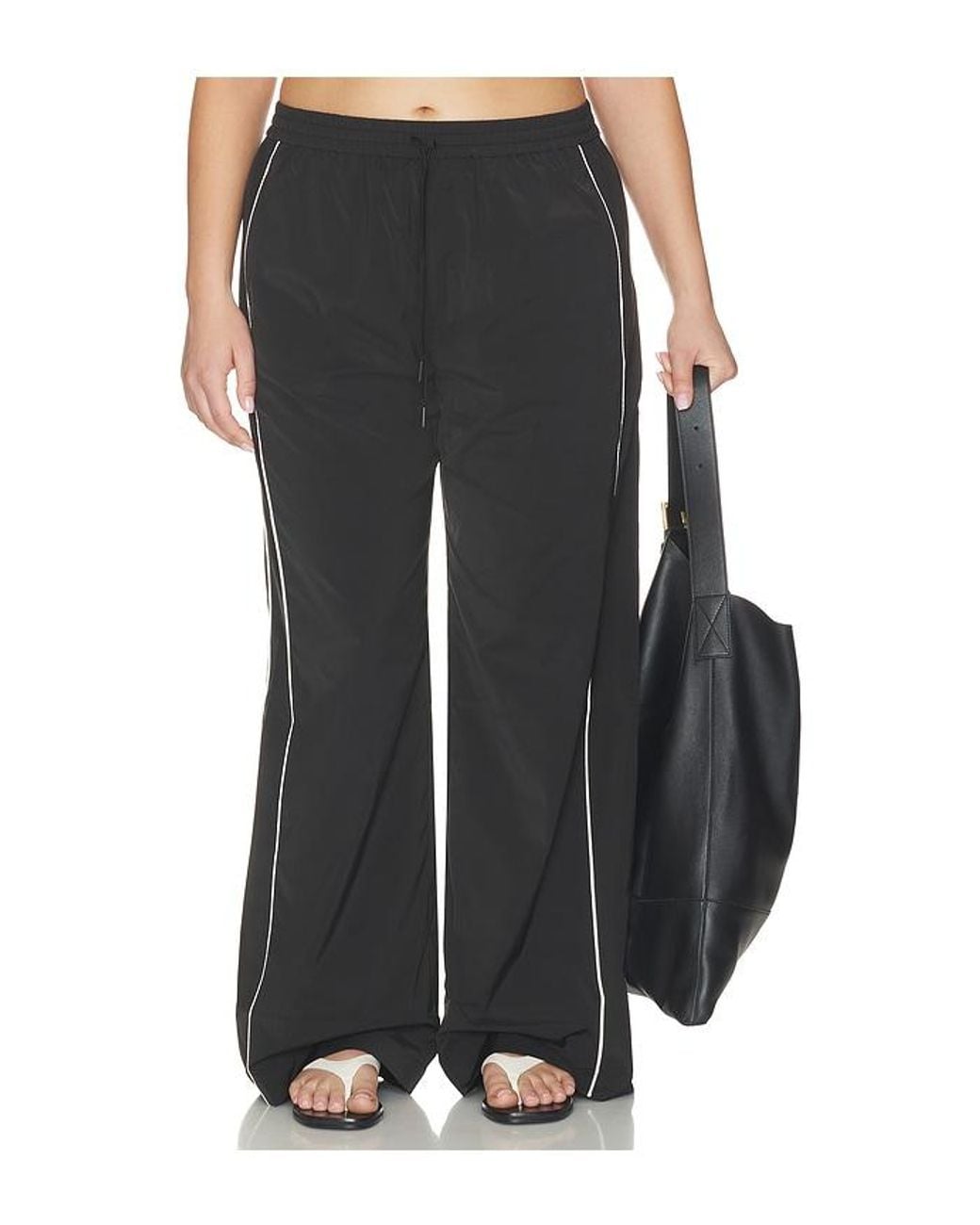GOOD AMERICAN Black The Sport Pants