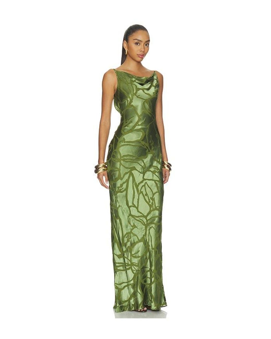 Cult Gaia Green Ali Dress