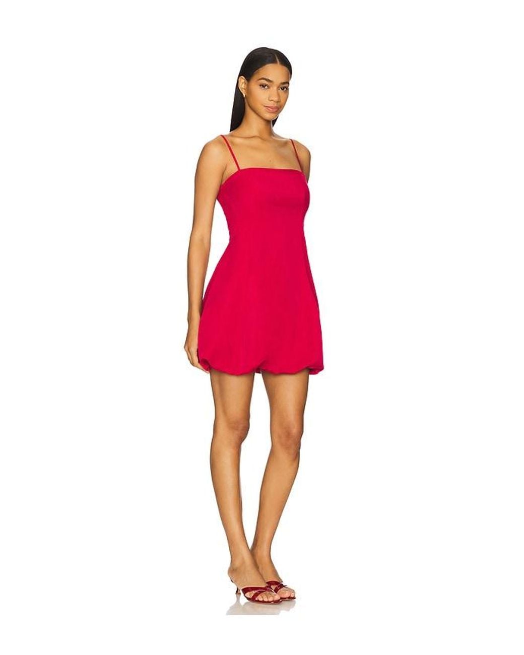 Faithfull The Brand Red Lera Mini Dress