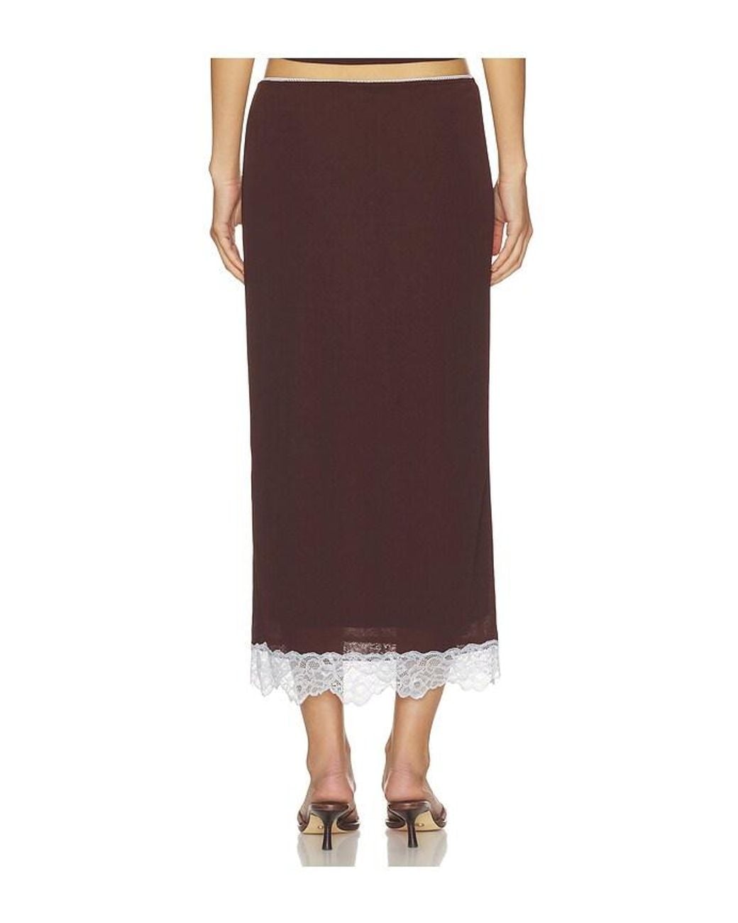 SOVERE Brown Harlow Skirt