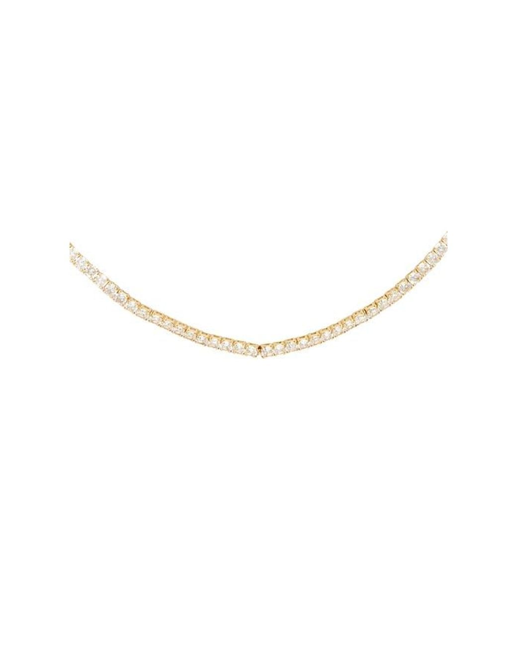 Ettika White Everyday Tennis Necklace