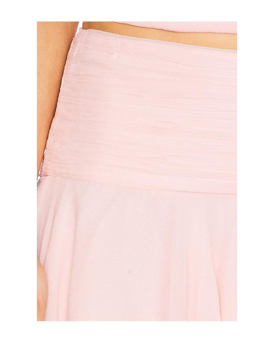 LOBA White Aria Mini Skirt